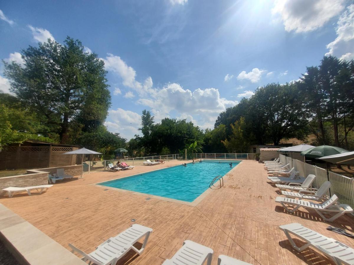 Camping Nature Le Valenty Mobil-Home-Dordogne Panoramique Clim Piscine Soturac Buitenkant foto