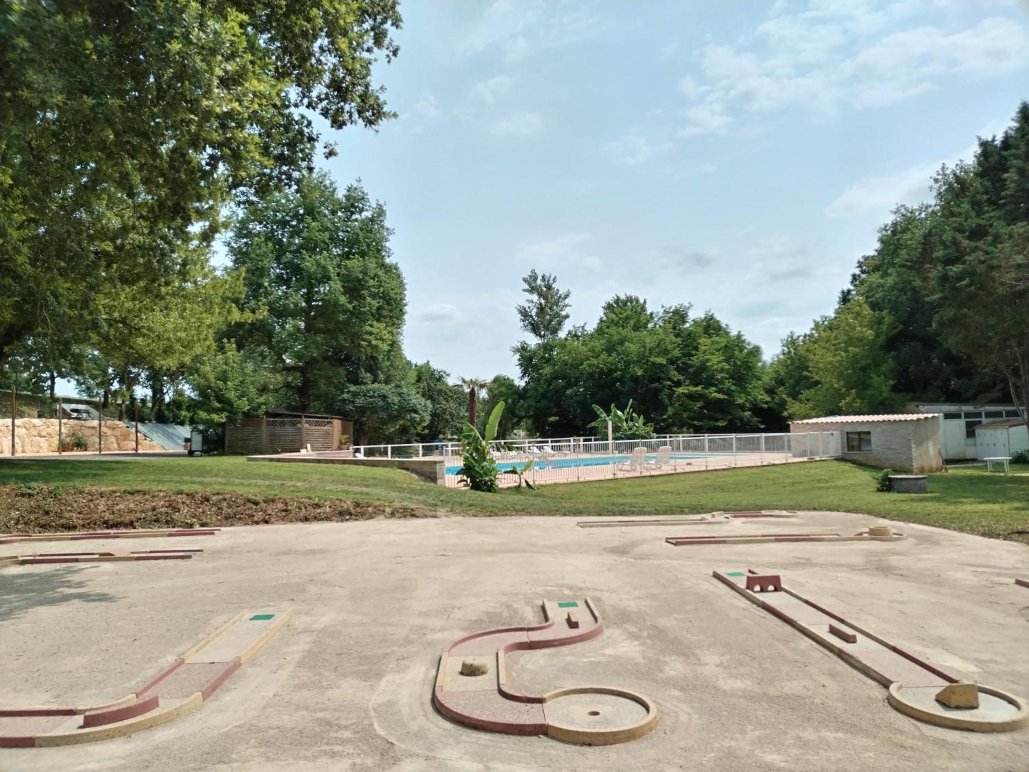 Camping Nature Le Valenty Mobil-Home-Dordogne Panoramique Clim Piscine Soturac Buitenkant foto