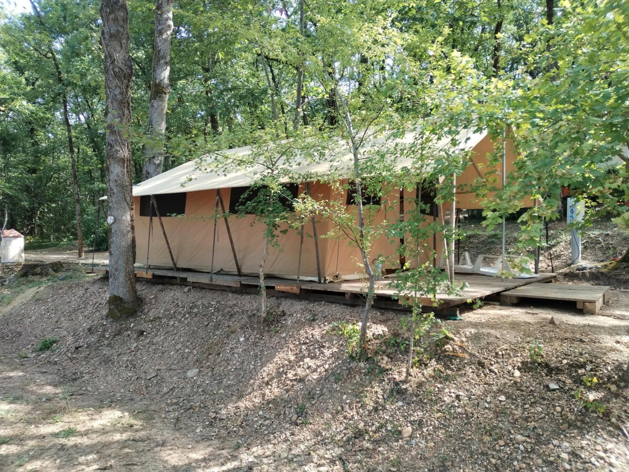 Camping Nature Le Valenty Mobil-Home-Dordogne Panoramique Clim Piscine Soturac Buitenkant foto