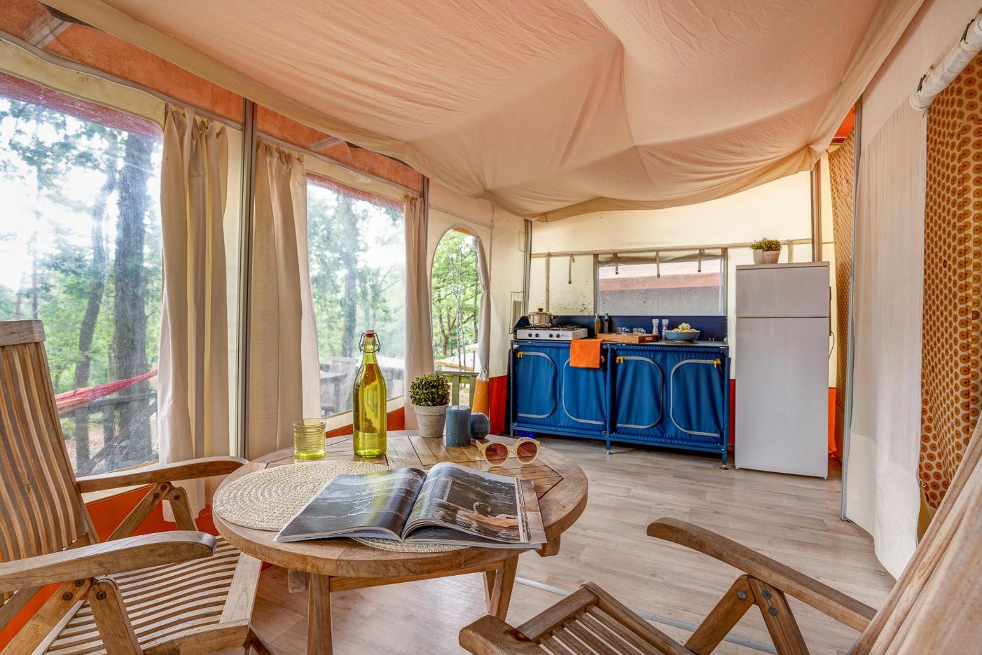 Camping Nature Le Valenty Mobil-Home-Dordogne Panoramique Clim Piscine Soturac Buitenkant foto