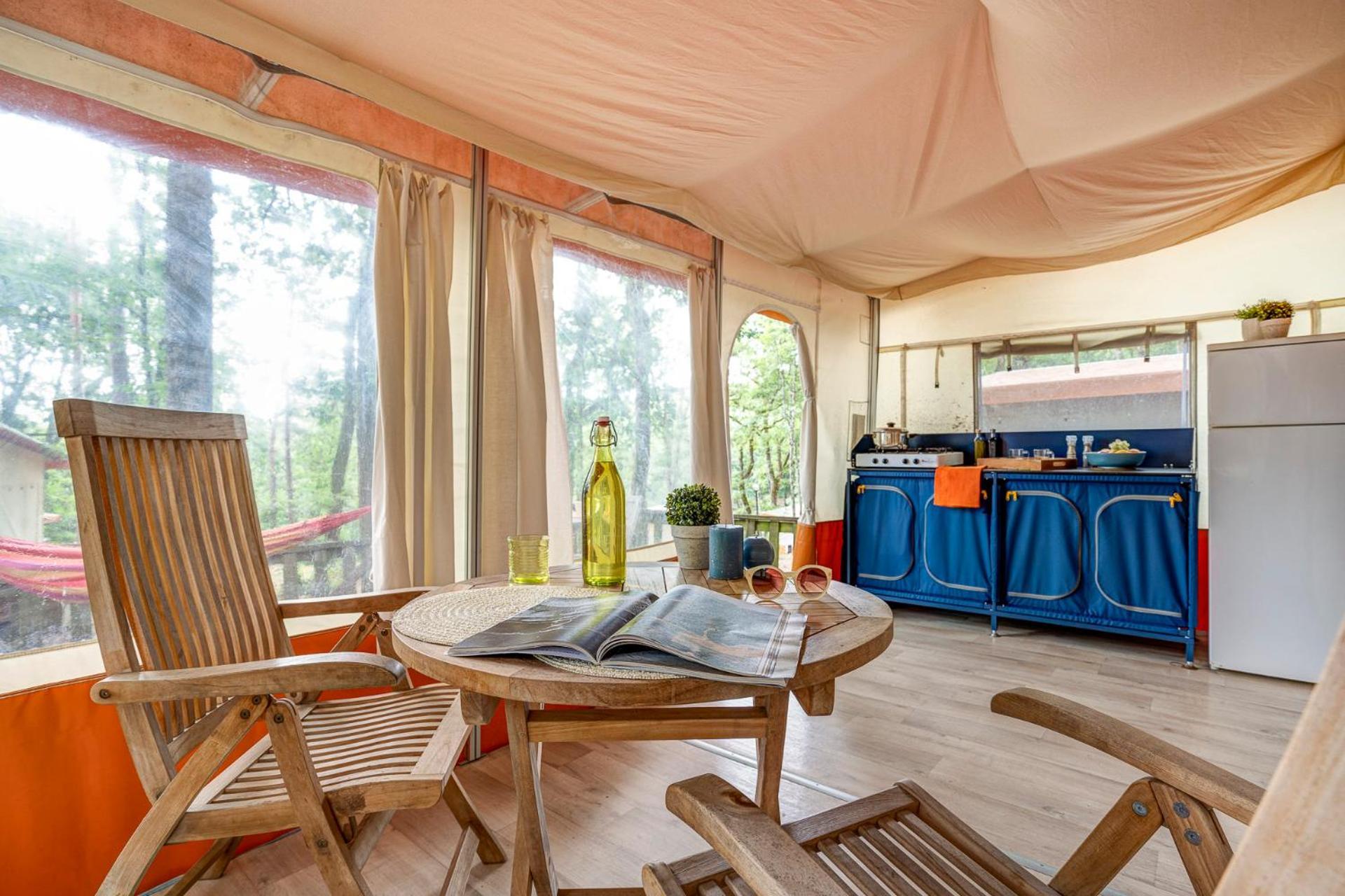 Camping Nature Le Valenty Mobil-Home-Dordogne Panoramique Clim Piscine Soturac Buitenkant foto