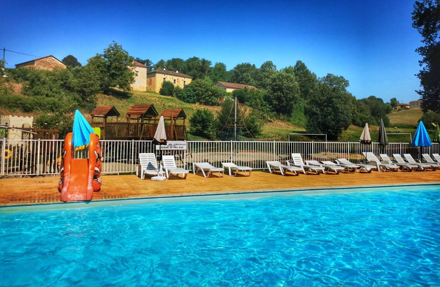 Camping Nature Le Valenty Mobil-Home-Dordogne Panoramique Clim Piscine Soturac Buitenkant foto
