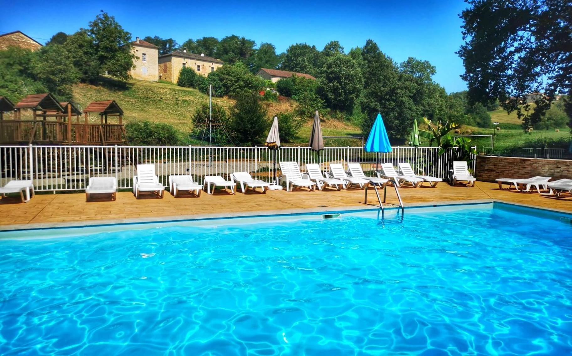 Camping Nature Le Valenty Mobil-Home-Dordogne Panoramique Clim Piscine Soturac Buitenkant foto